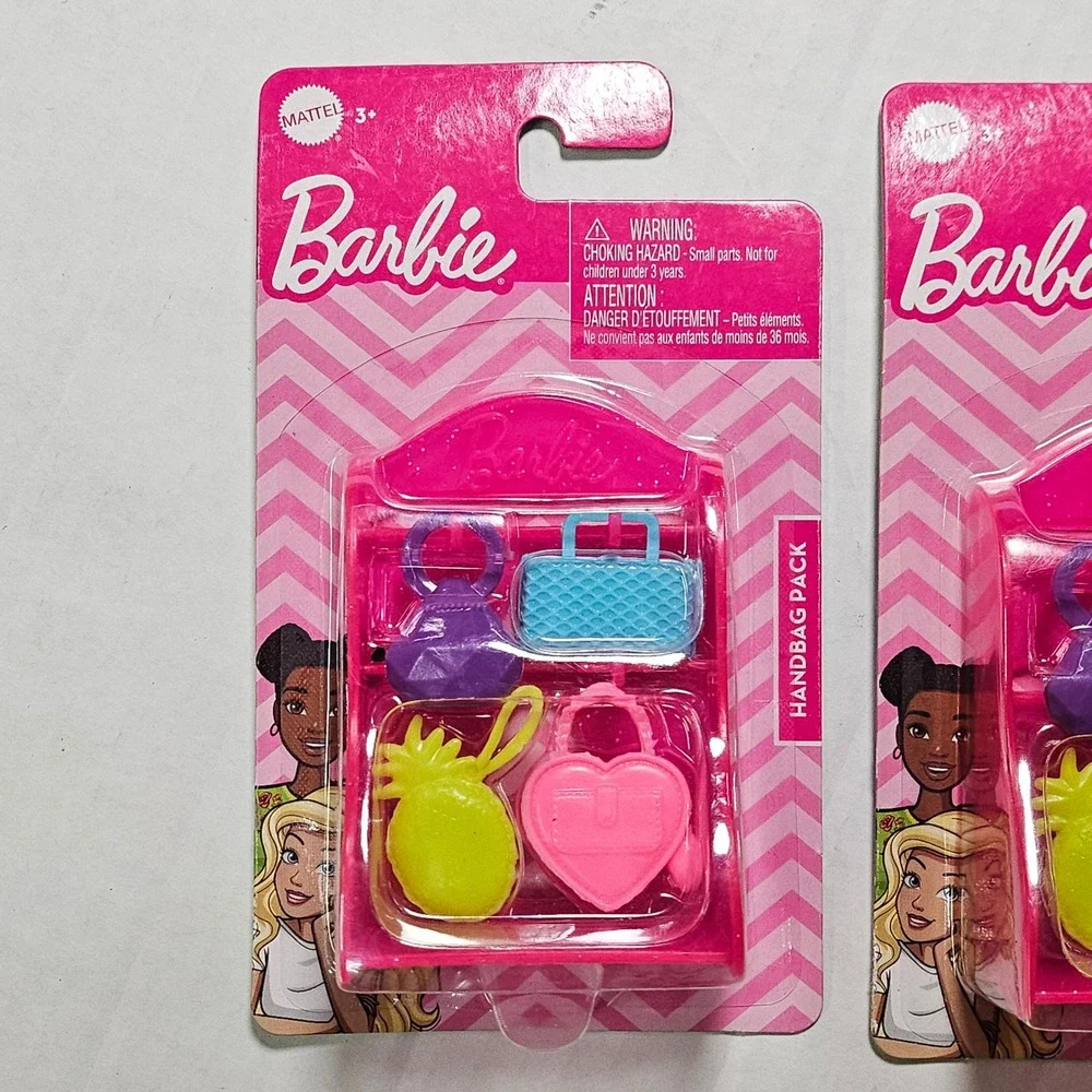 Barbie Chelsea Doll Accessory Lot Handbag Packs Backpack‎ Pet Set Mattel 4 Packs